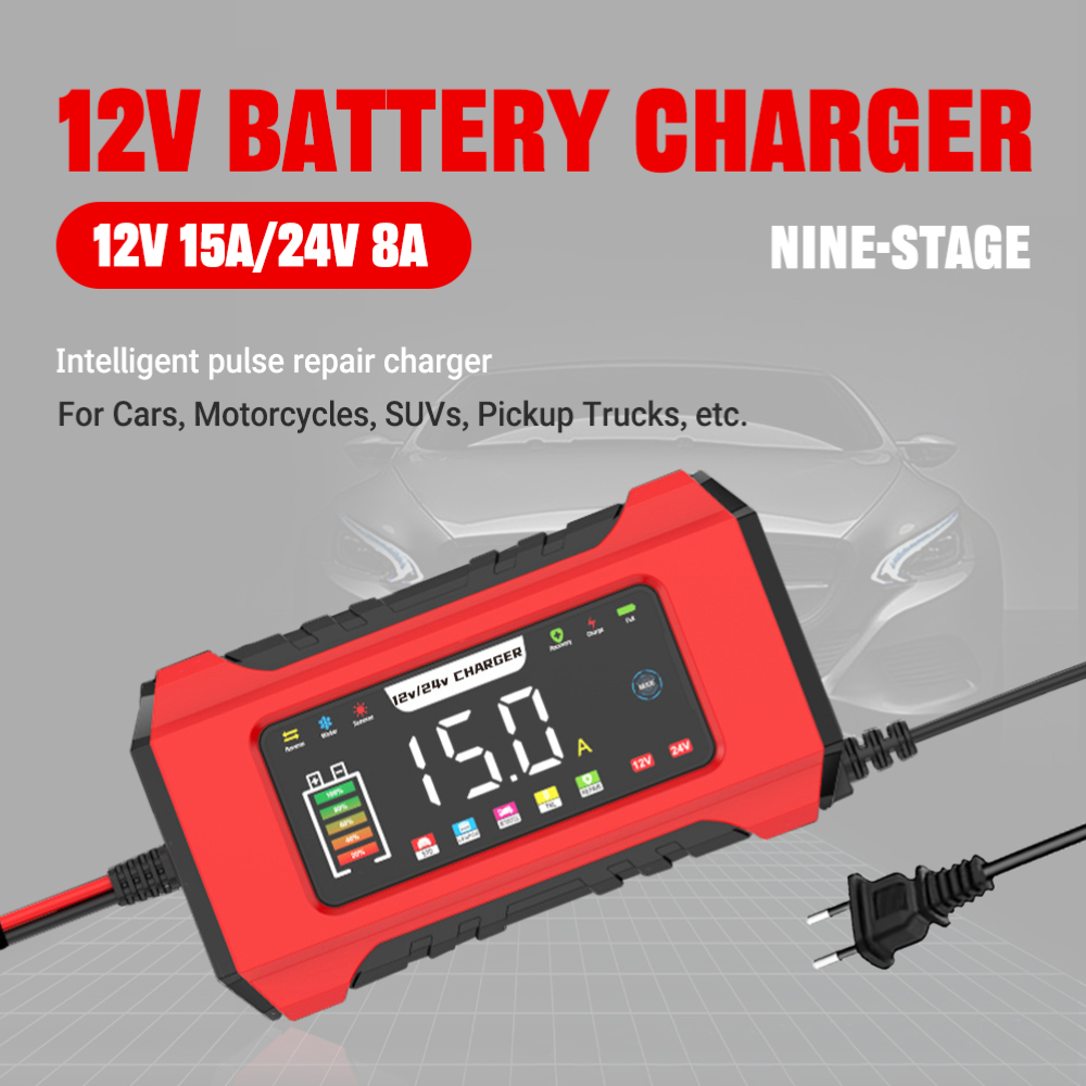 Lifepo4 Battery Charger Smart Automatic - Chargeur de batterie intelligent Pro 12