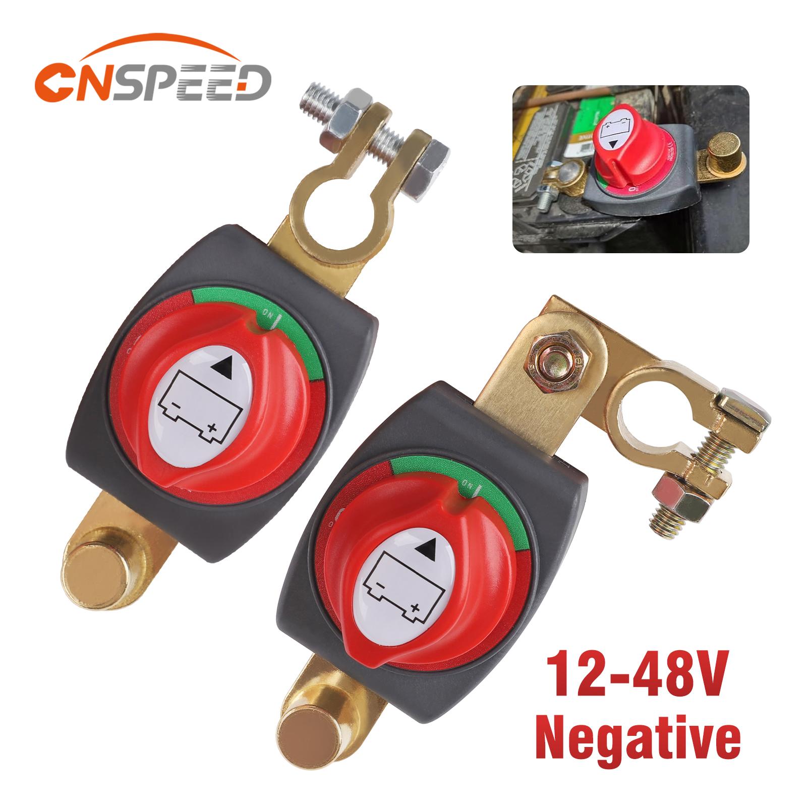 Battery Disconnect Switch Master Cut Off - CNSPEED 12 V-48 V poste supérieur
