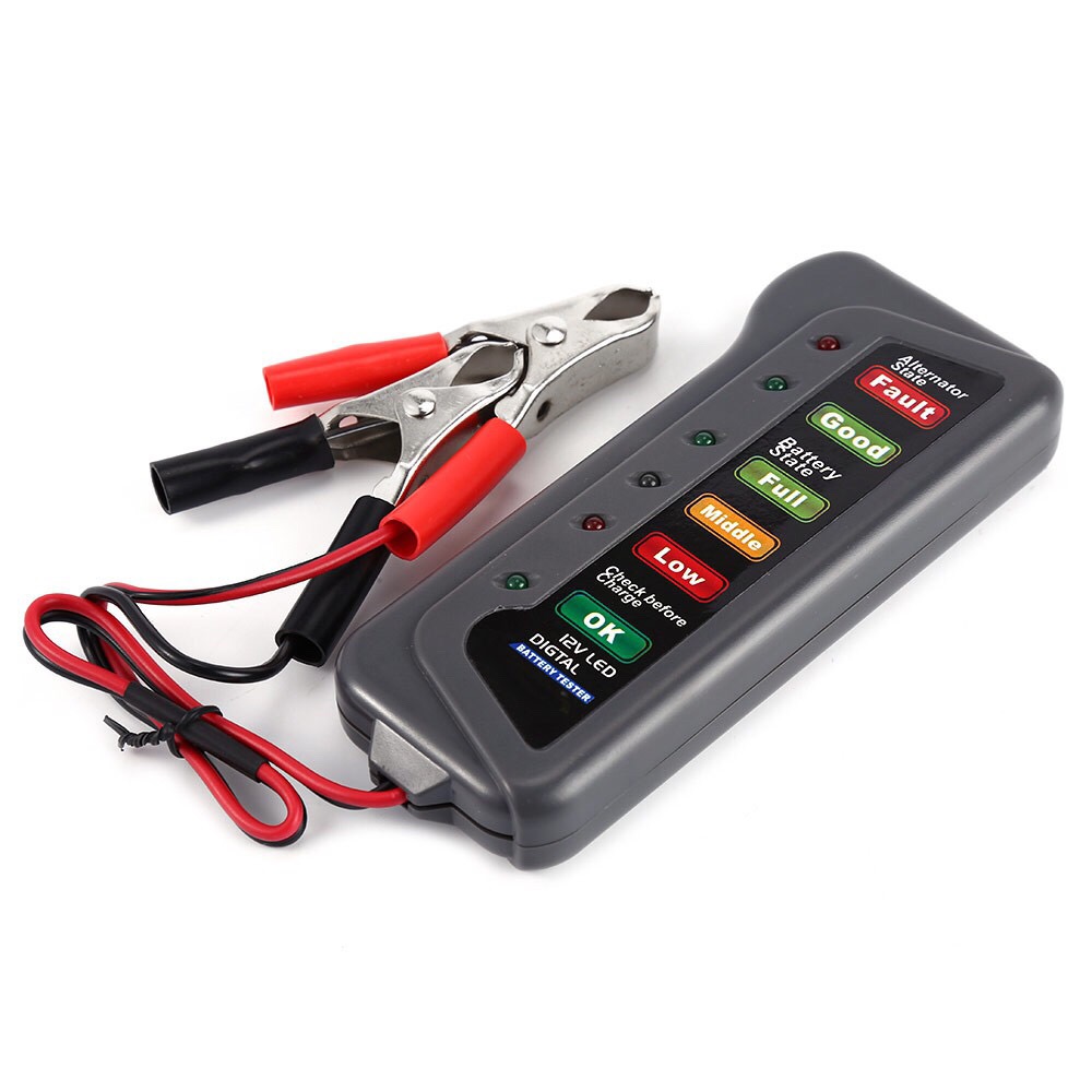 Alternator Tester Digital Diagnostic Tool - Testeur de batterie de voiture numérique,