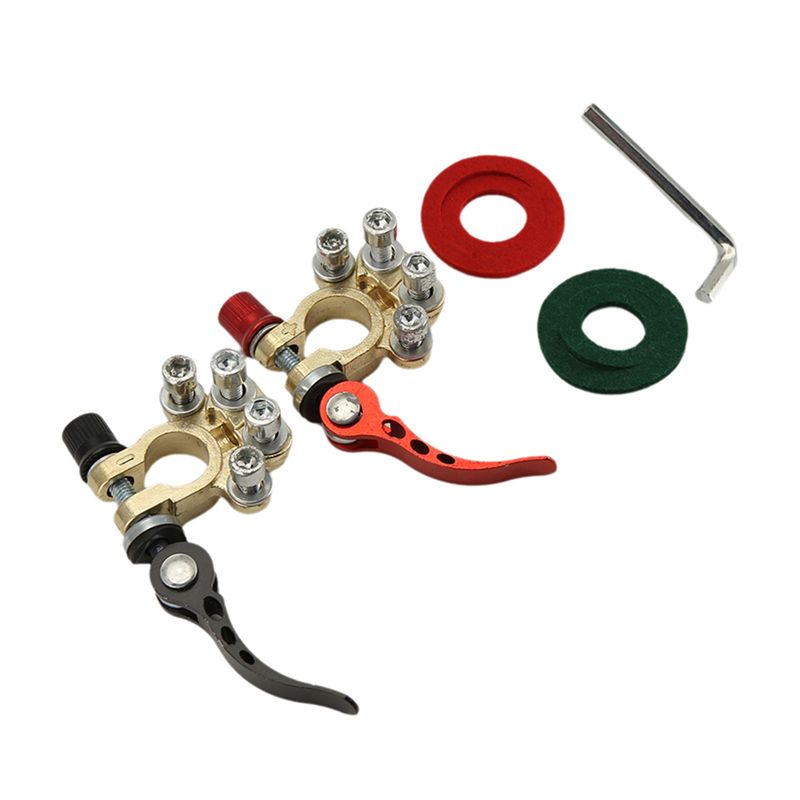 Battery Terminal Clamps Quick Release Brass - Bornes de batterie de voiture N26R-12V