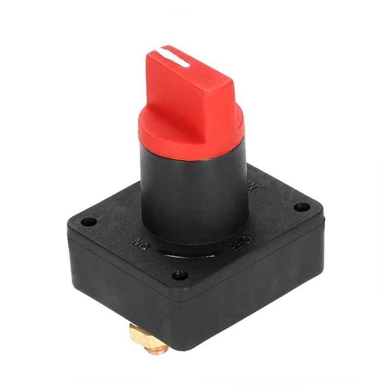 Battery Disconnect Switch Master Cut Off - Interrupteur d'arrêt rotatif fiable pour batterie,