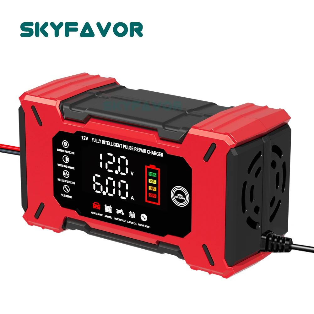 Lifepo4 Battery Charger Smart Automatic - Chargeur de batterie intelligent automatique 12V
