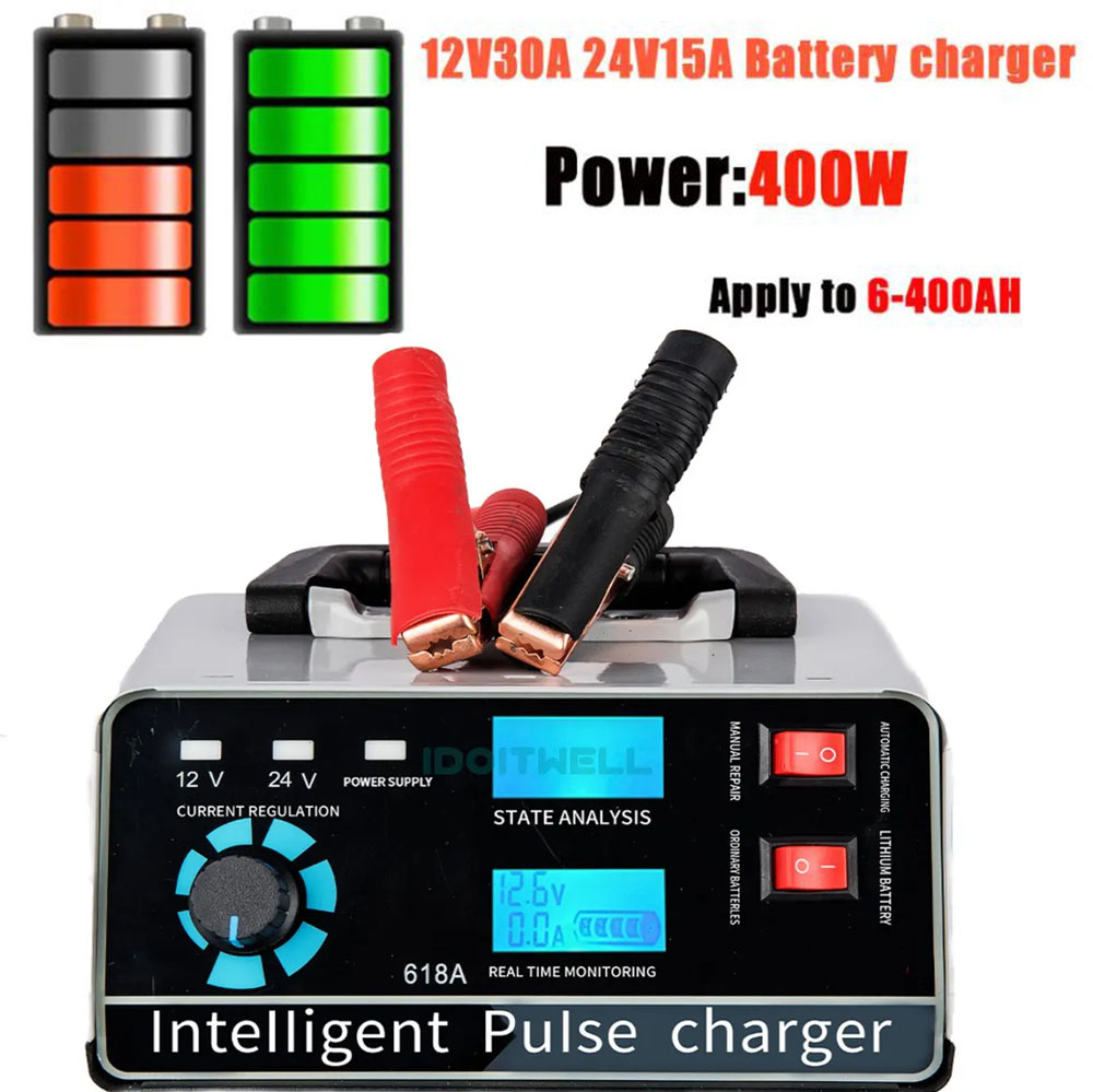 Lead Acid Battery Pulse Repair Desulfator - Chargeur de batterie intelligent désulfateur et