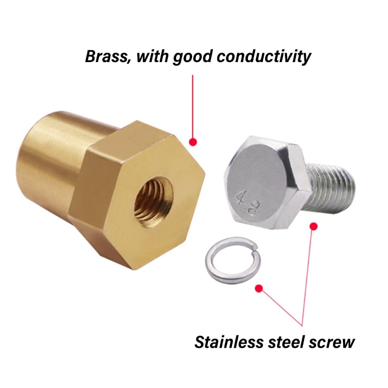 1 paire bornes batterie 12V 24 - Battery Terminal Clamps Quick Release Brass avis et prix