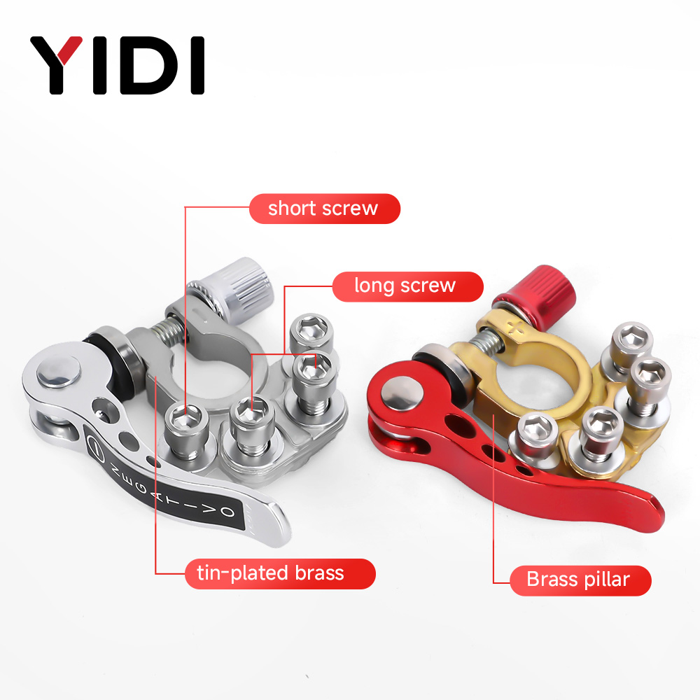 2 pièces, connecteur de batter - Battery Terminal Clamps Quick Release Brass avis et prix