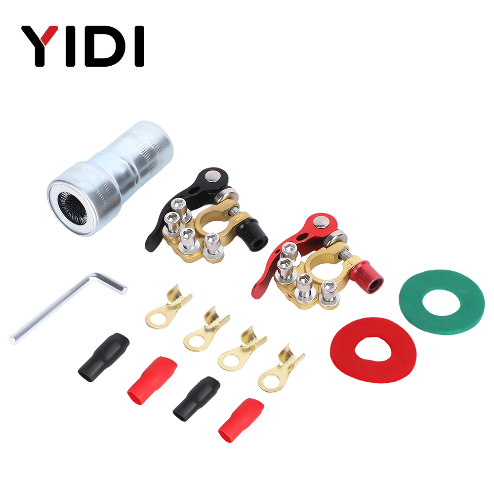 2 pièces, connecteur de batter - Battery Terminal Clamps Quick Release Brass avis et prix