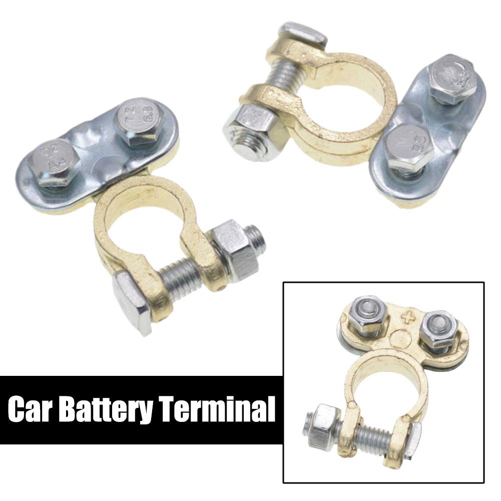 1 paire de bornes de batterie, - Battery Terminal Clamps Quick Release Brass avis et prix