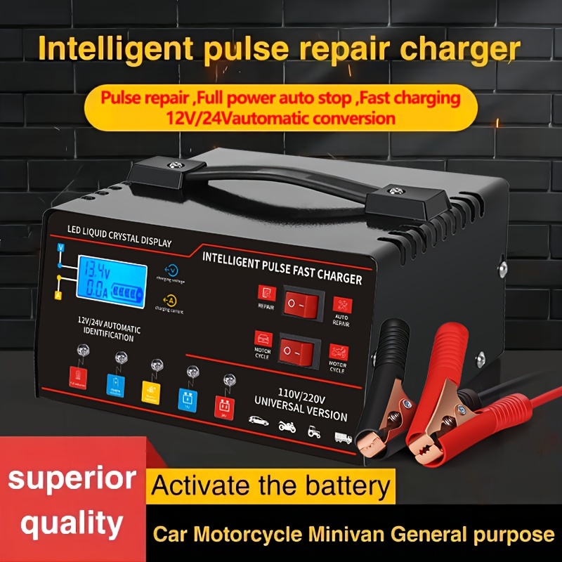 Chargeur de batterie intellige - Lead Acid Battery Pulse Repair Desulfator avis et prix