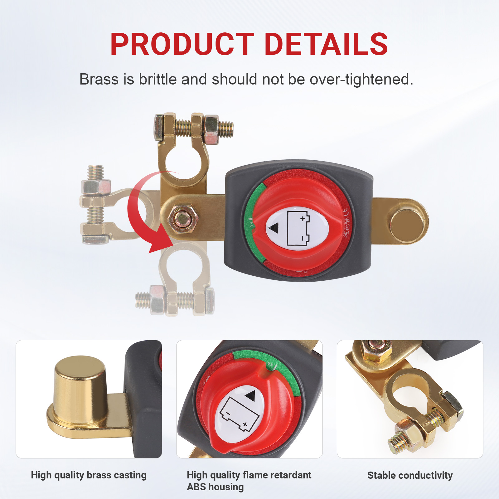 CNSPEED 12 V-48 V poste supéri - Battery Disconnect Switch Master Cut Off avis et prix