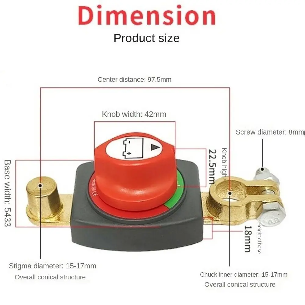 Interrupteur de déconnexion de - Battery Disconnect Switch Master Cut Off avis et prix
