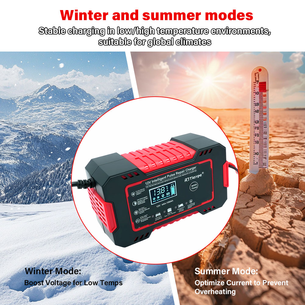 Chargeur de batterie de voitur - Smart Car Battery Charger 12V 24V 20A avis et prix