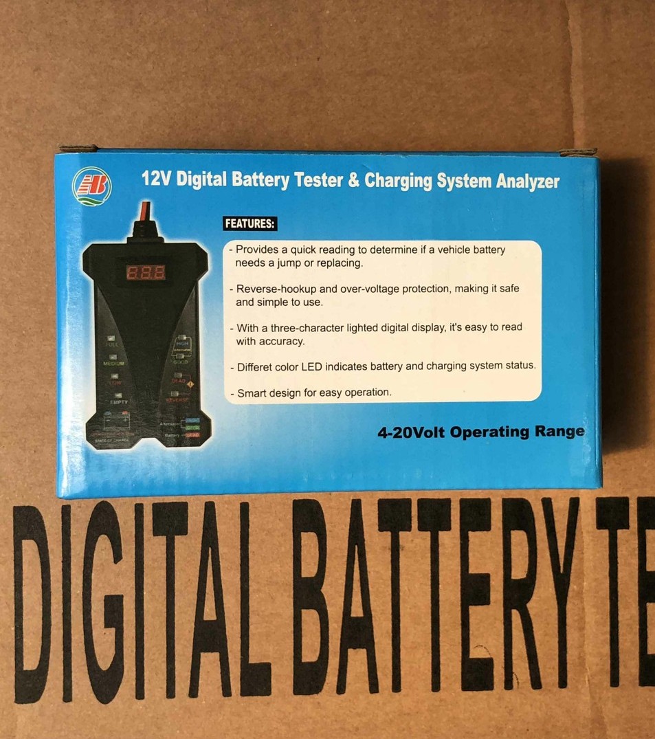 Testeur de batterie numérique  - Alternator Tester Digital Diagnostic Tool avis et prix