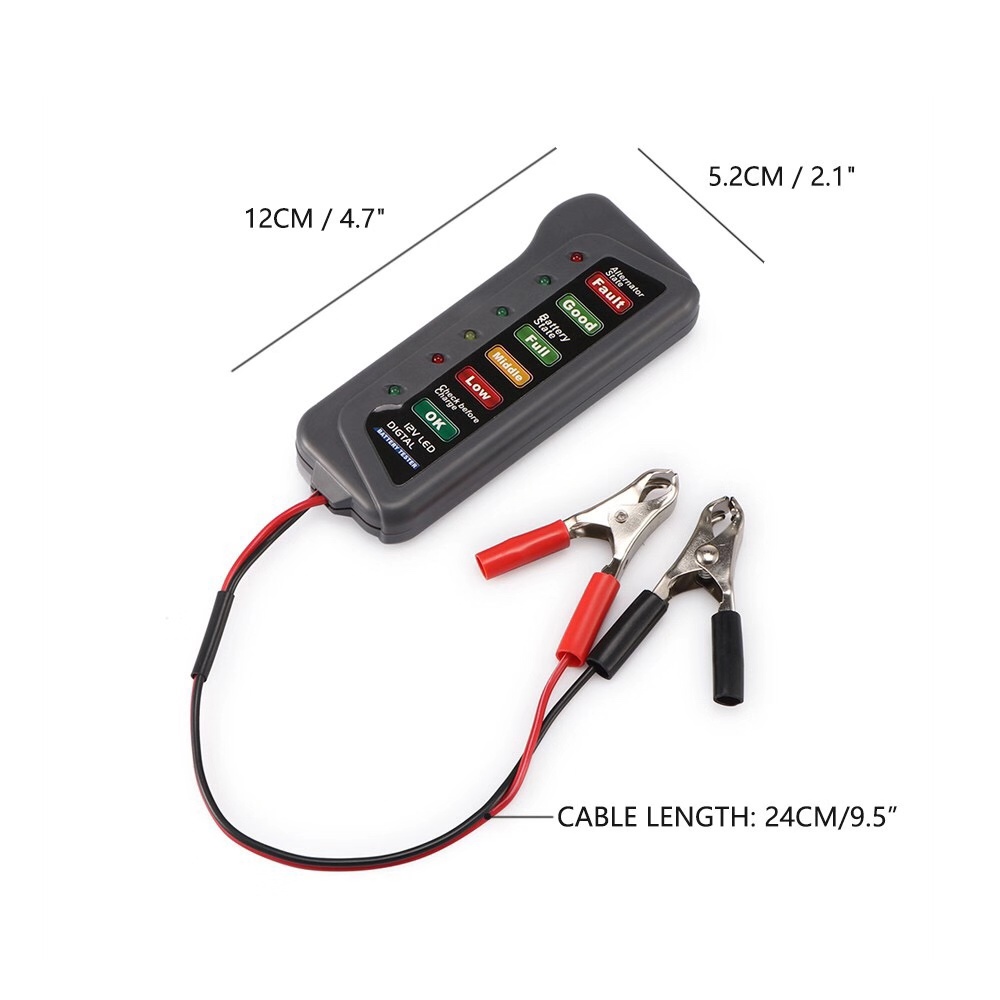 Testeur de batterie de voiture - Alternator Tester Digital Diagnostic Tool avis et prix