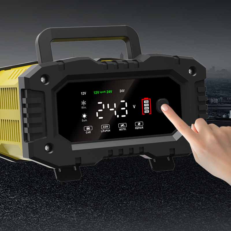 FOXSUR-Chargeur de batterie in - Smart Car Battery Charger 12V 24V 20A avis et prix