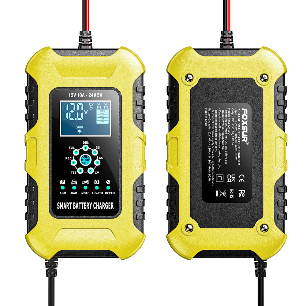 FOXSUR chargeurs de batterie d - Car Battery Trickle Charger Maintainer 5A avis et prix