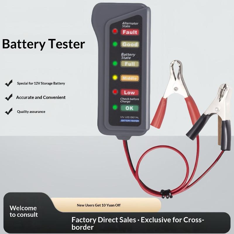 【CMO】Mini testeur de batterie  - Alternator Tester Digital Diagnostic Tool avis et prix