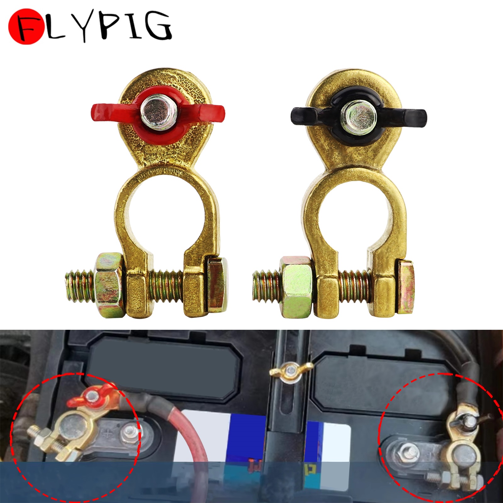 Pinces de Terminal de batterie - Battery Terminal Clamps Quick Release Brass avis et prix