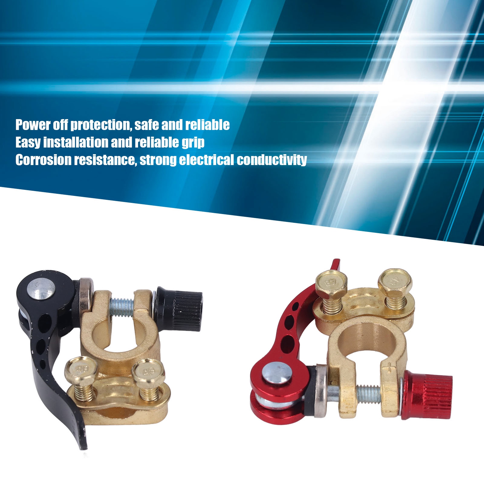 Connecteur de Terminal de batt - Battery Terminal Clamps Quick Release Brass avis et prix