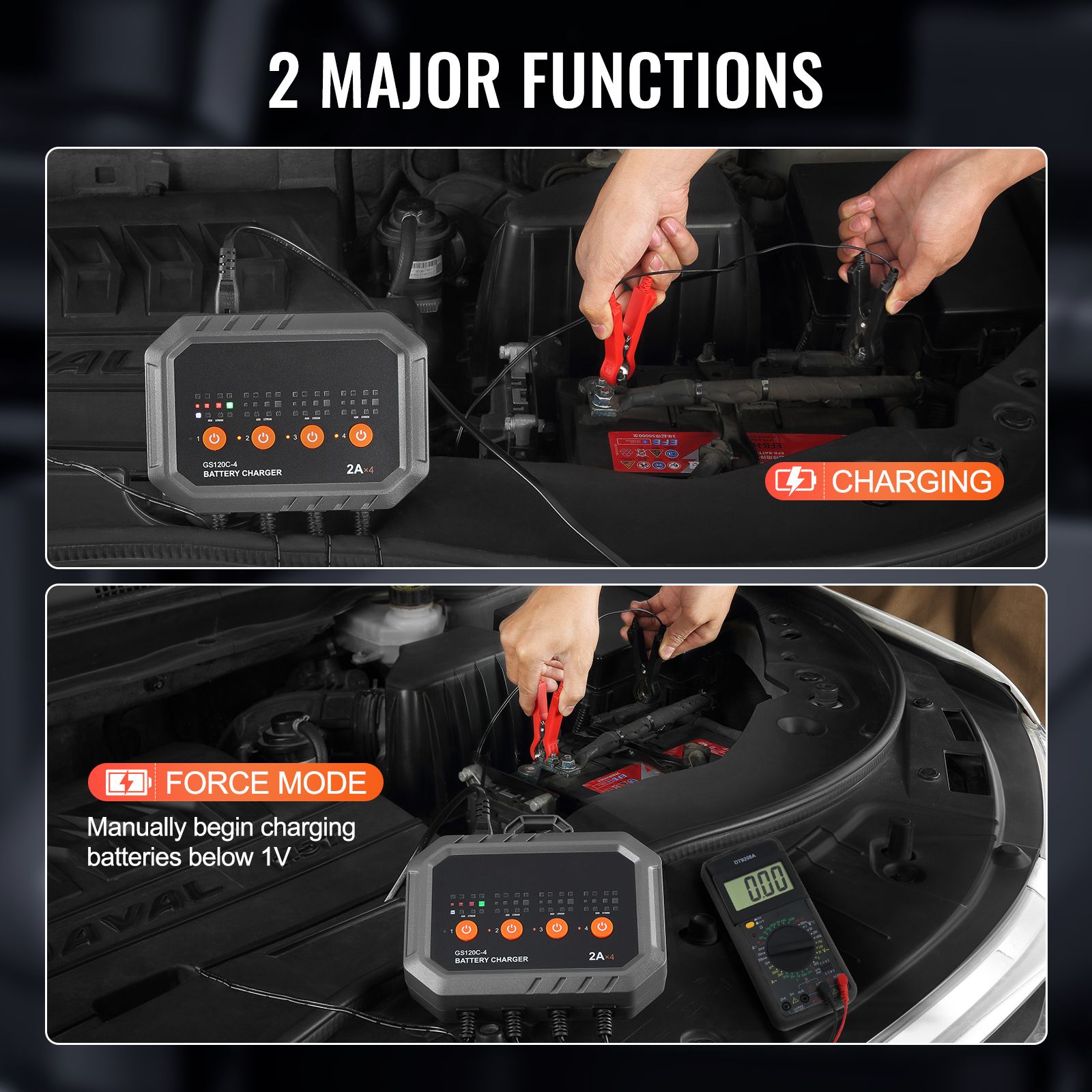 Chargeur de batterie intellige - Lifepo4 Battery Charger Smart Automatic avis et prix