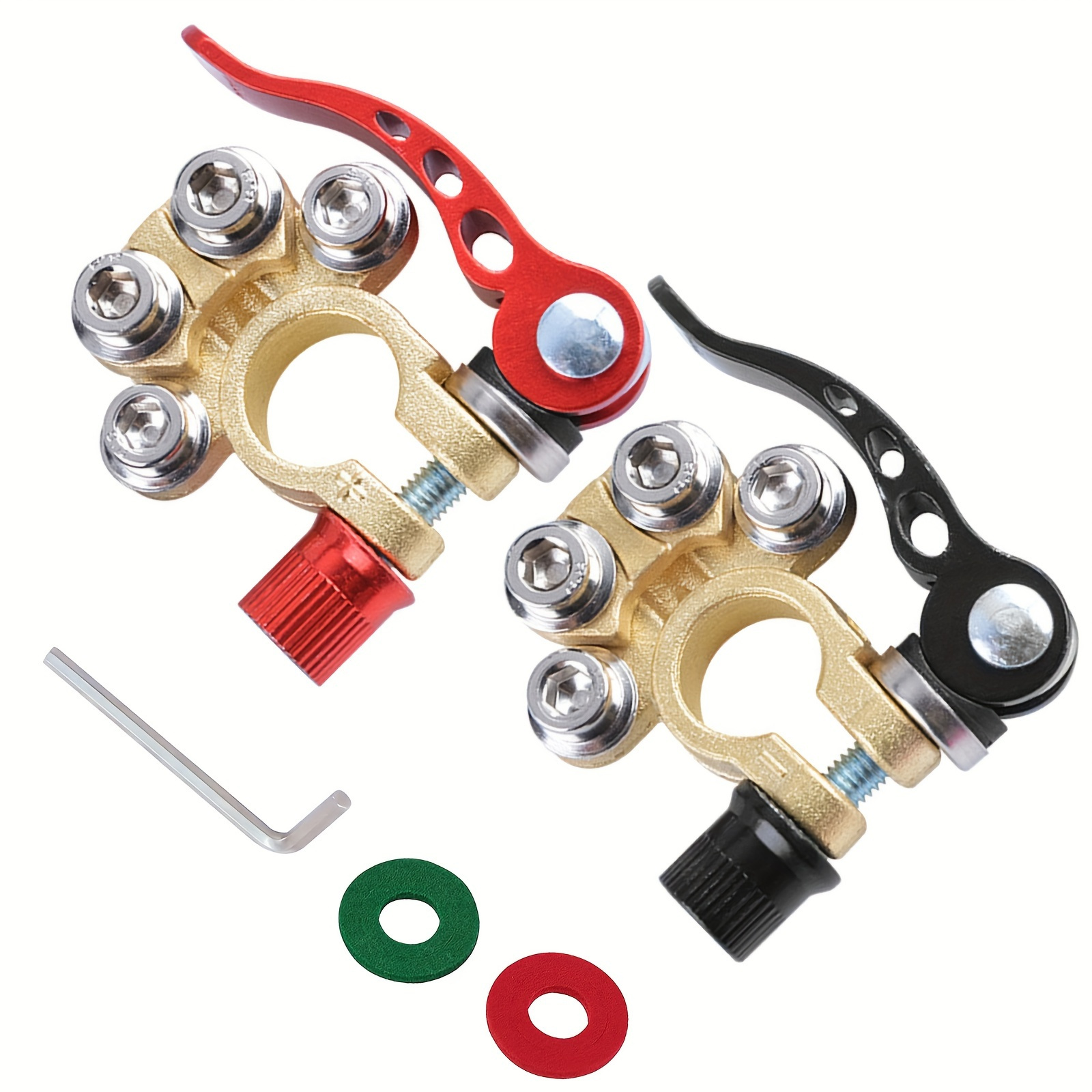 1 Ensemble de bornes de batter - Battery Terminal Clamps Quick Release Brass avis et prix