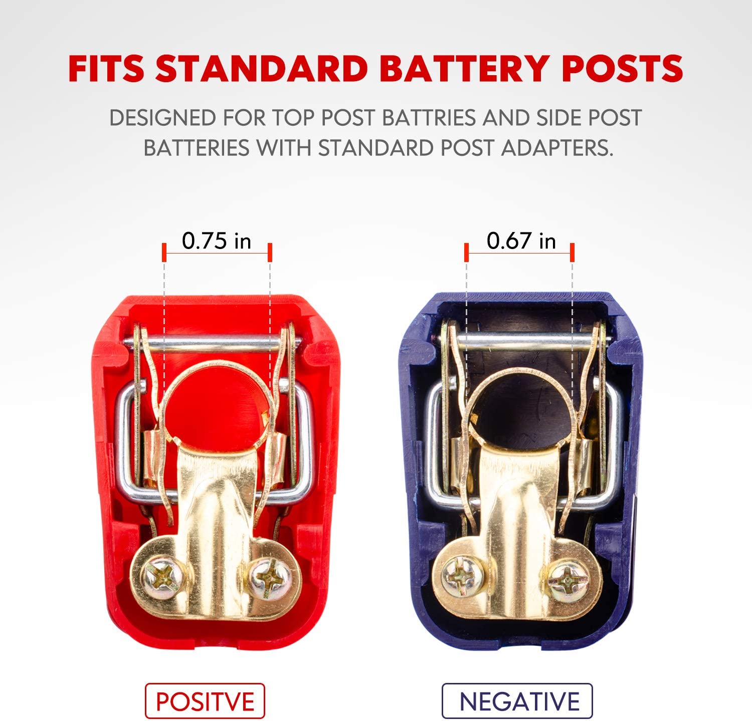 Connecteurs de borne de batter - Battery Terminal Clamps Quick Release Brass avis et prix