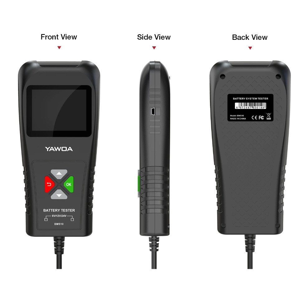 Testeur de batterie de voiture - Car Battery Load Tester Digital Cranking avis et prix