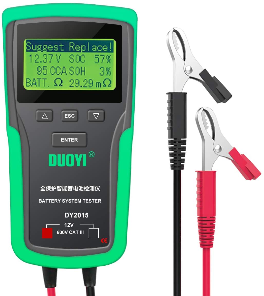 DUOYI DY2015 12V testeur de sy - Car Battery Load Tester Digital Cranking avis et prix